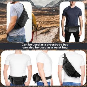 Waist Pack Bag Fanny Pack Strap Suitable For Outdoors Workout Traveling Hiking