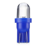 10x Blue T10 194 LED Bulbs for Instrument Gauge Cluster Dash Light W/ Sockets