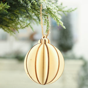 Creative Three-dimensional Wooden Five-pointed Planet Pendant