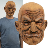 Old Bald Man Halloween Party New Latex Mask Funny Horror Cosplay Masks Props