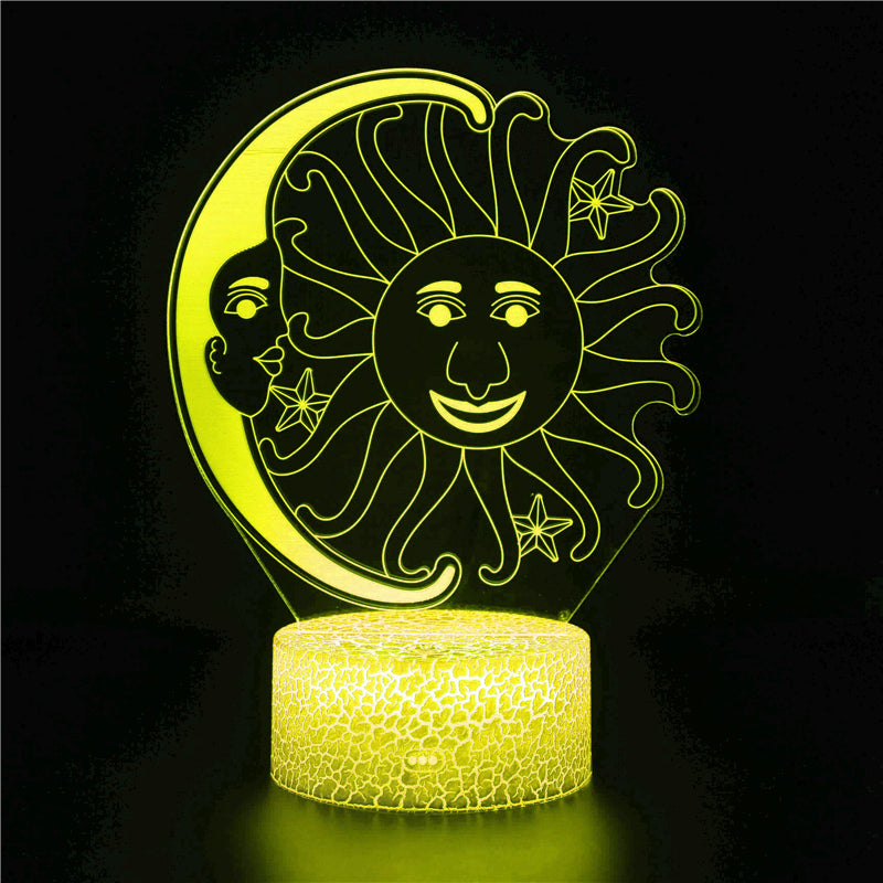Colorful Touch Remote Control LED Visual Light