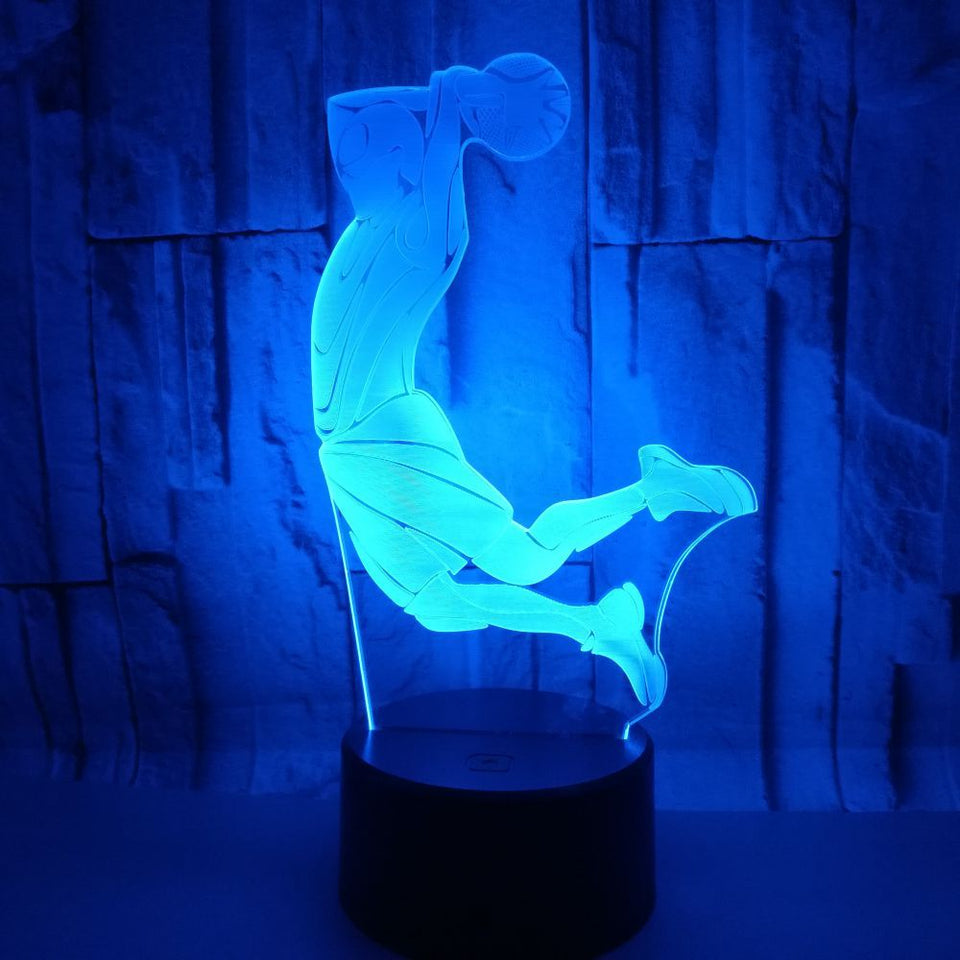 Shooting 3D night light smart home decoration light LED