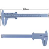 0-150mm double scale plastic vernier caliper