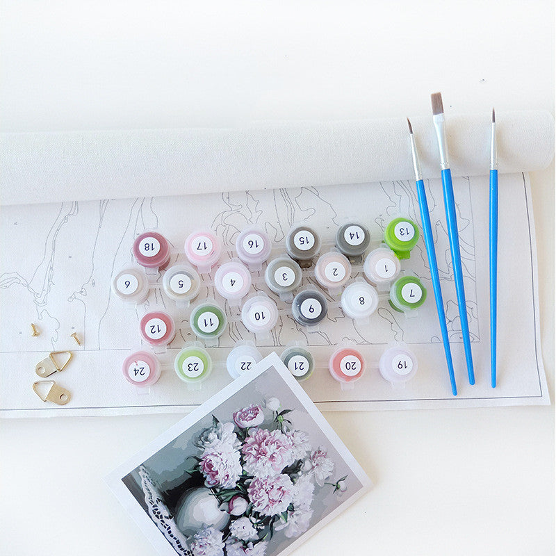 Artsy Couple - DIY Painting By Numbers Kit