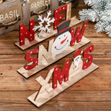 Christmas wooden ornament