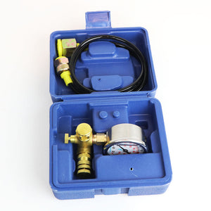 Nozzle head nitrogen pressure charging meter liquid