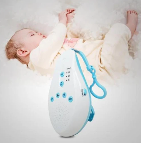 Spot Sale Baby Soothing Bed Bell White Noise Coaxing Sleep Aid DIY Recording Message Music Sounder
