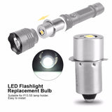 Flashlight LED bulb mount