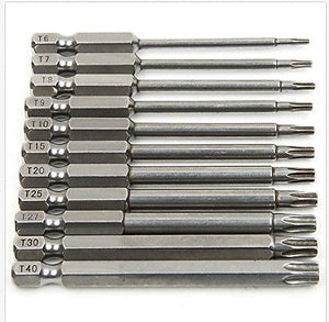 11 piece set of hollow batch with hole