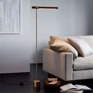 Individual wood grain table lamp