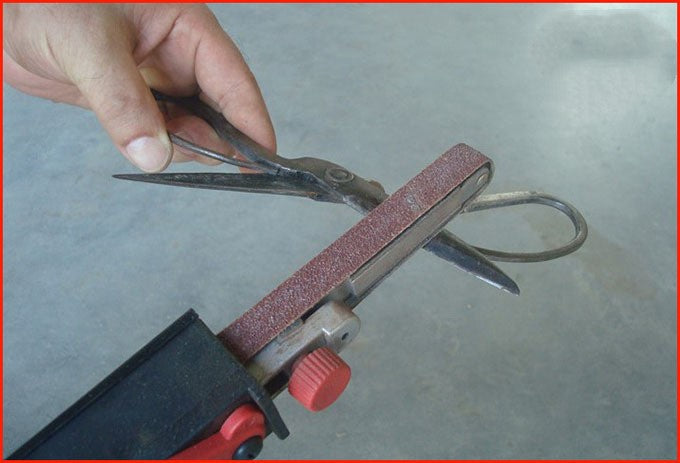 Electric angle grinding belt machine