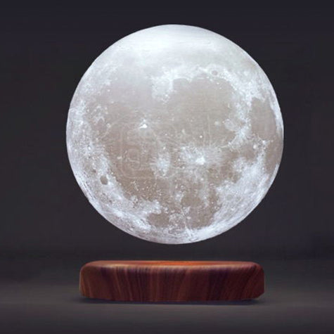 Customized Creative 3D Magnetic Levitation Moon Lamp Night Light Rotating Led Moon Floating Lamp