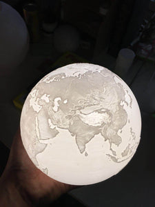 Double color touch 3D printing earth Jupiter lamp