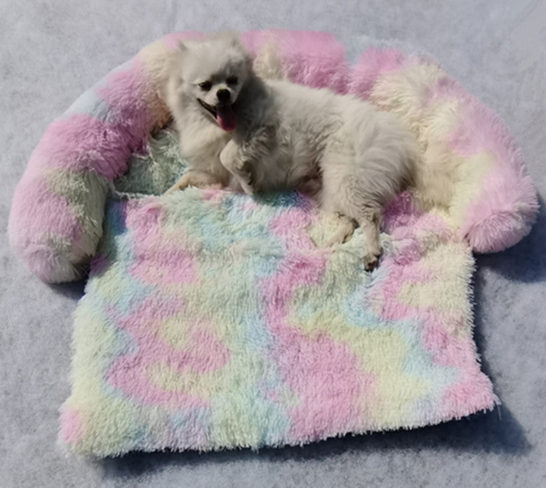 Removable And Washable Plush Blanket For Kennel