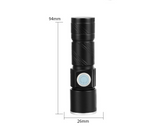 Mini Waterproof Rechargeable LED Flashlight With USB Charging