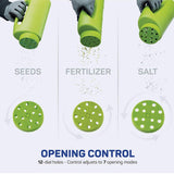 Hand Held Seed Fertilizer Salt Spreader Adjustable Hole 2L