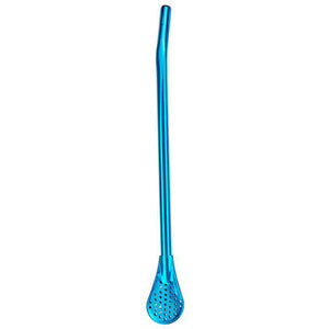 Stirring Spoon With Stainless Steel Filter Straw