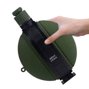 Outdoor Military Water Bottle Silicone Large Capacity Folding Water Kettle Hiking Camping Leak Proof Tour Water Bottle