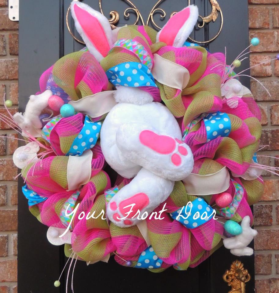 Christmas Bunny Garland Easter Decoration Foam Fruit Mall Living Room Props Ornaments