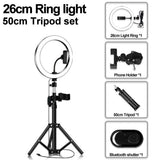 Compatible with Apple, Floor-Standing Portable Tripod Fill Light