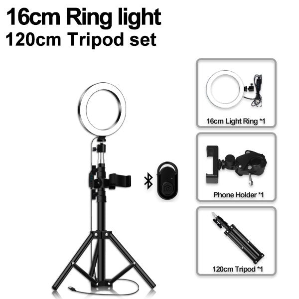Compatible with Apple, Floor-Standing Portable Tripod Fill Light