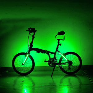 Colorful Lght Frame Light Night Riding Warning Light Equipment