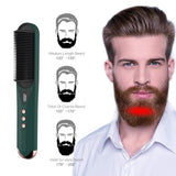 Beard Comb Beard Hair Straightener Brush Hot Comb Curling Iron