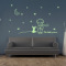 Luminous Wall Sticker Foreign Trade Kung Fu Little Prince
