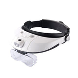 1.0-6.0X LED Headband Magnifier Magnifying Loupe