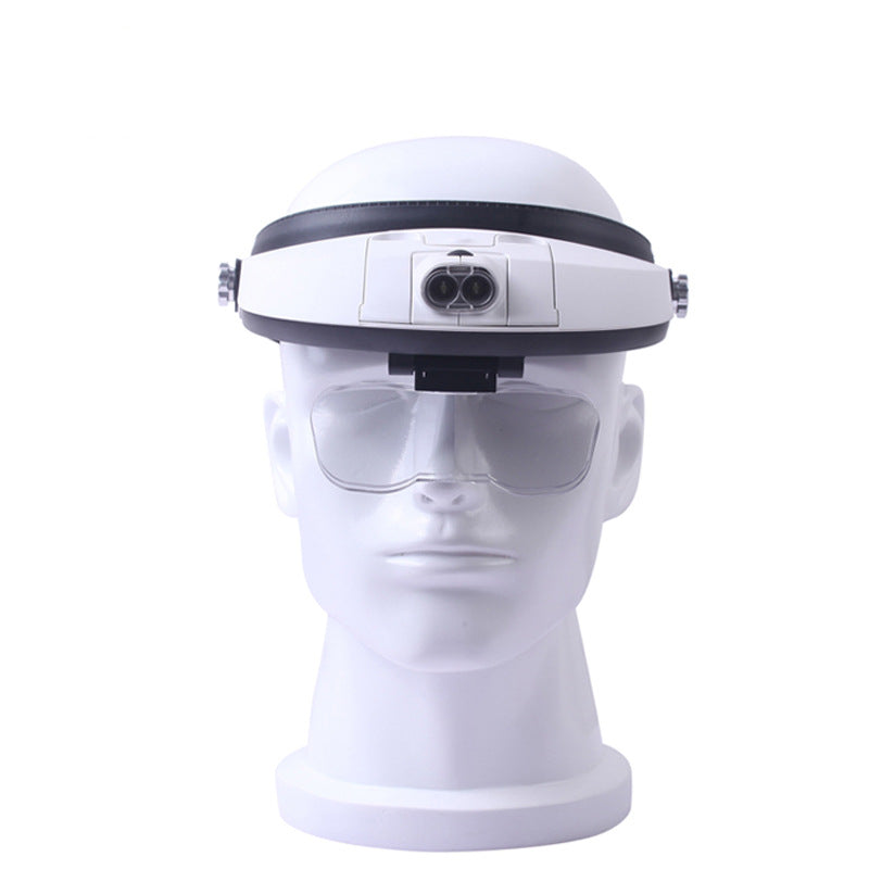 1.0-6.0X LED Headband Magnifier Magnifying Loupe
