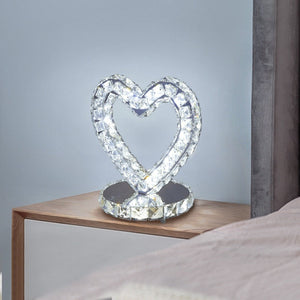 Simple Modern Warm Bedside Nordic Crystal Table Lamp