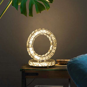 Simple Modern Warm Bedside Nordic Crystal Table Lamp