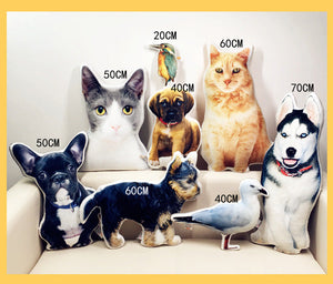 Customize Special-Shaped Pet Pillow   DIY Stuffed Animal Pillow Sofa Car Decor Cat Dog Pillow
