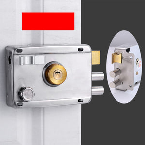 Stainless Steel Old-Fashioned Lock Wood Door Iron Lock
