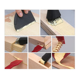 Silicone Brush, Hair Brush, Soft Plastic Brush, Woodworking Plastic Brush