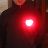 Love Lamp In Front Of The Chest, Romantic Heart-Shaped Lamp, Magic Props, Dancing With Light Energy At Night