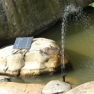Solar panel fountain swimming pool pond garden sprayer with water pump