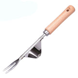 Stainless Steel Root Tool Gardening Puller Weeding Tool Fork