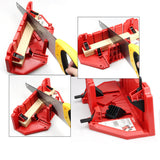 DURATEC Dexun Woodworking Miter Saw Cabinet Angle Saw 45 Saw Box Clip Back Saw Miter Saw Gauge Multifunctional Angle Cabinet
