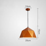 Colorful Geometric Creative Small Hanging Lamps