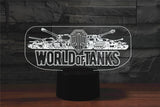 World Tank 3D Light Colorful Touch LED Visual light