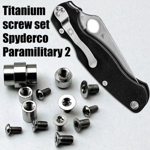 Knife Handle Patch Screws Titanium Alloy Nails
