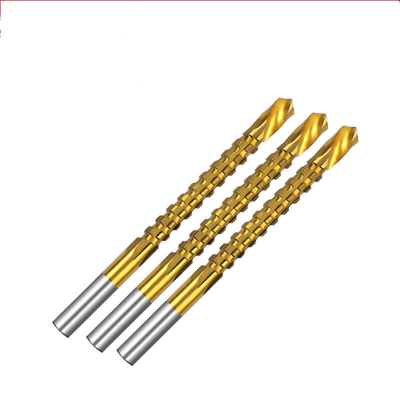 Saw And Drill All-In-One Twist Drill Bit, Multi-Function Metal Rotor Woodworking Electric Drill Bit High-Speed Steel Punching Slotting Serration