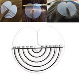 Hair Extension Piece Round Hair Extension Tool With Scale And Heat Insulation Piece