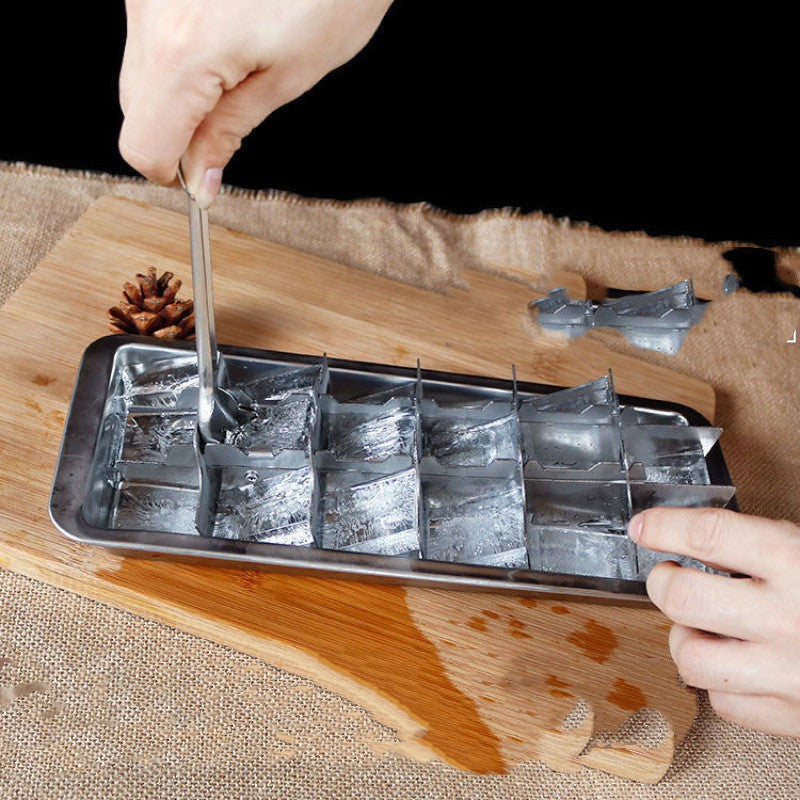 Homemade ice cube molds for household 304 stainless steel ice box