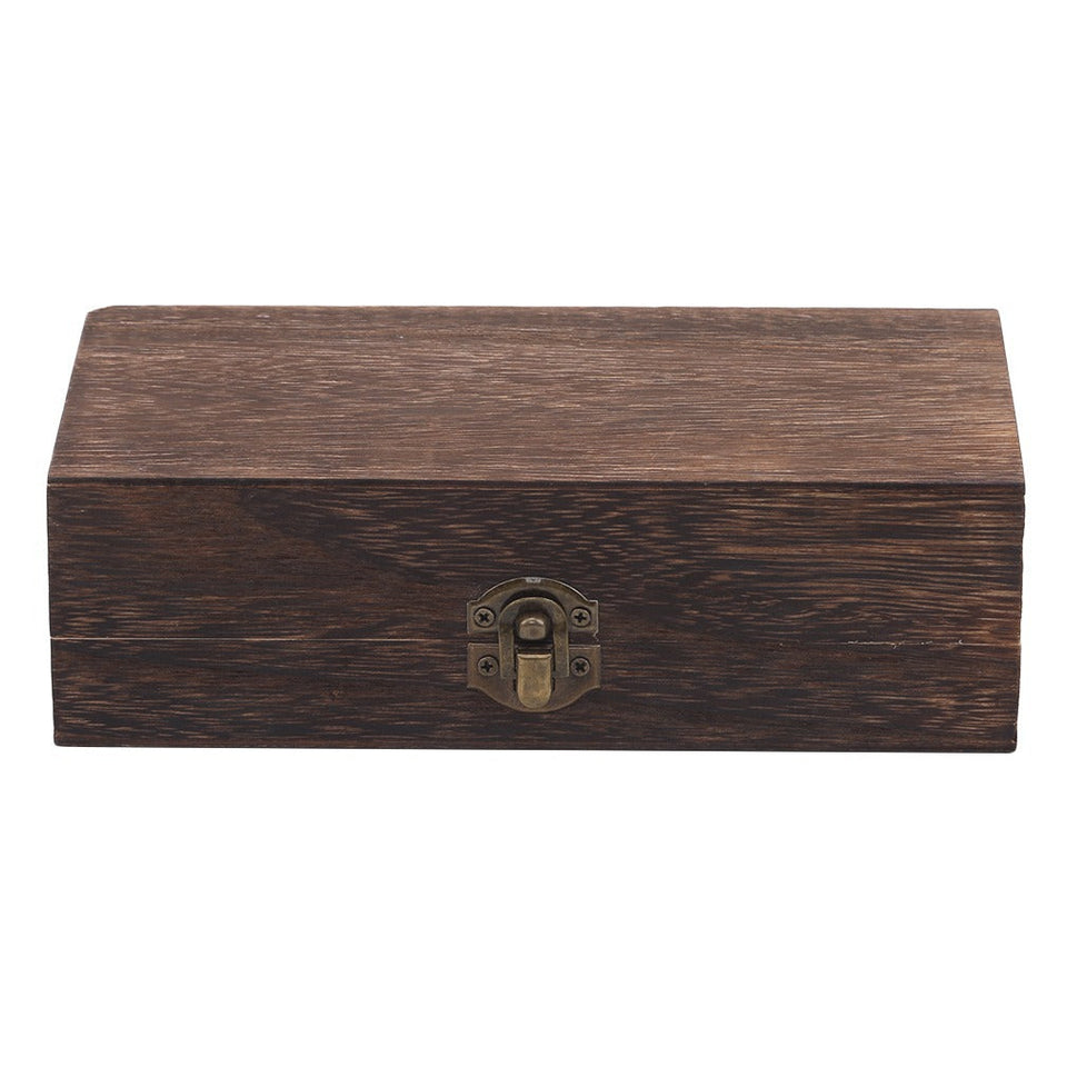 Desktop Storage Antique Jewelry Box Rectangular Wooden Flip Packaging Wooden Box