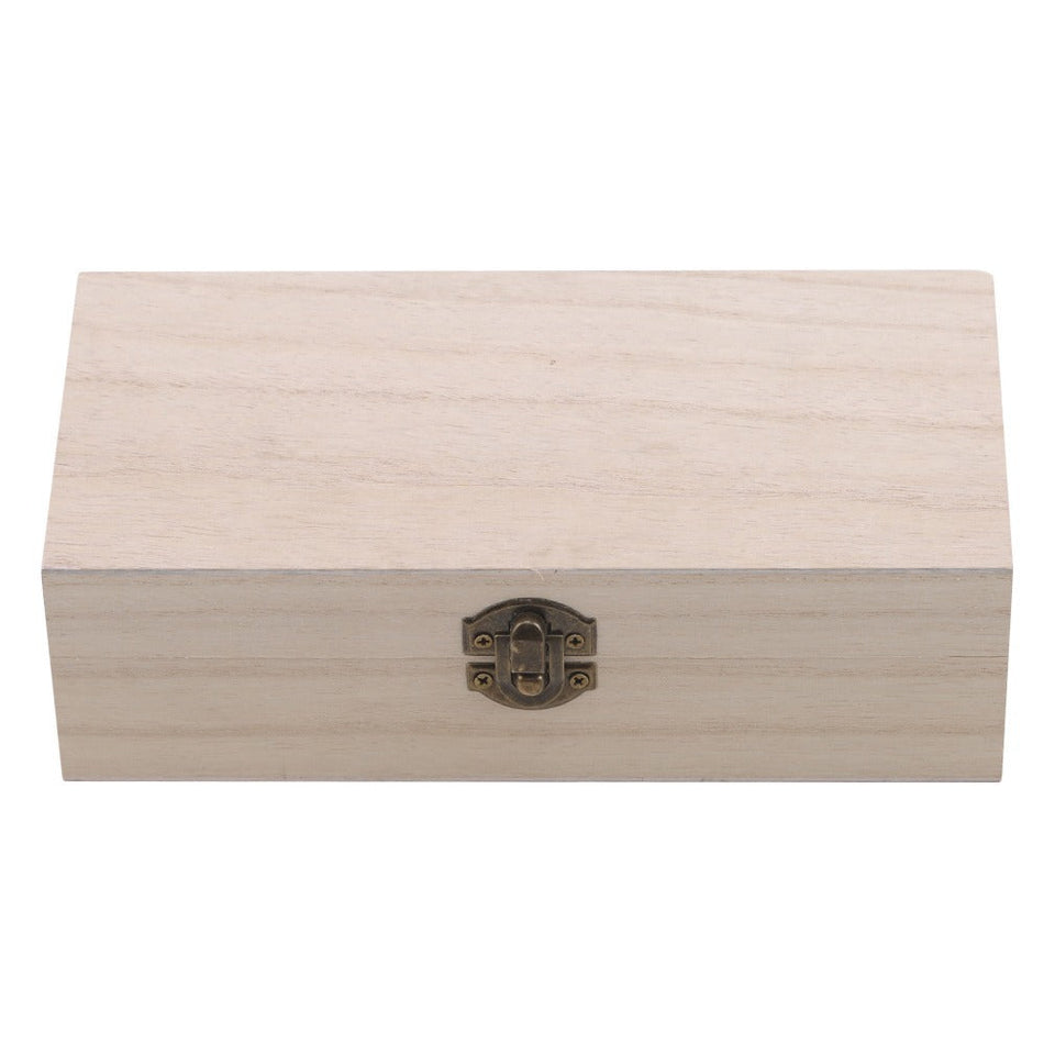 Desktop Storage Antique Jewelry Box Rectangular Wooden Flip Packaging Wooden Box