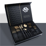24 Piece Set Of 304 Stainless Steel Knife Gift Box