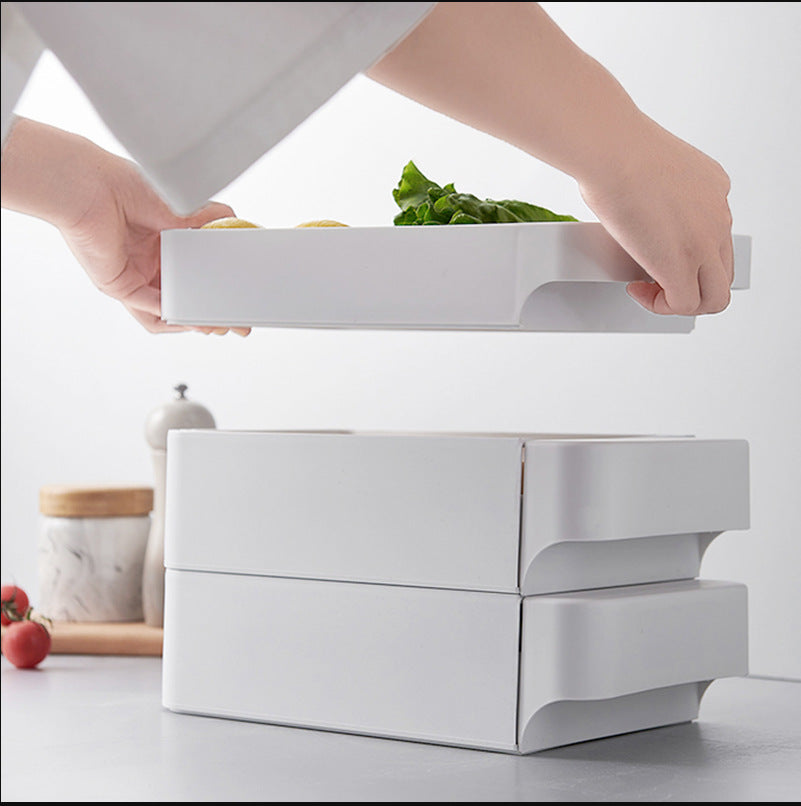 Multi-Layer Vegetable Storage Box, Egg Tray, Fruit And Vegetable Preservation Box