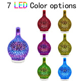5V Glass Colorful Vase Humidifier